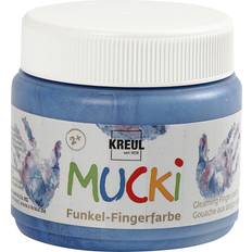Fingerfarben Kreul Mucki Finger Paint Metallic Blue 150ml