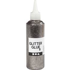 Sølv Lim Creotime Glitter Glue Silver 118ml