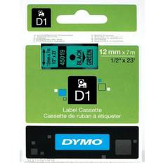 Bürobedarf reduziert Dymo Label Cassette D1 Black on Green