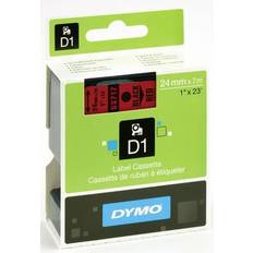 Dymo label Dymo Label Cassette D1 Black on Red