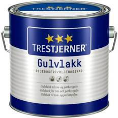 Trestjerner Interiørmaling Trestjerner Floor Varnish Oil Based Semi-glossy Trebeskyttelse Transparent 3L