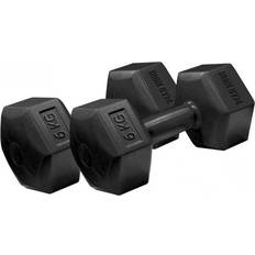6 kg Dumbbells Iron Gym Fixed Hex Dumbbells 2x6kg