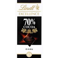 Lindt Sjokolade Lindt Excellence Dark 70% Bar 100g