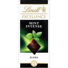 Lindt Sjokolade Lindt Excellence Dark Mint Intense Bar 100g 1pakk