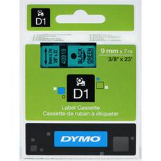 Grün Etikettierer & Etiketten Dymo Label Cassette D1 Black on Green 0.9cmx7m