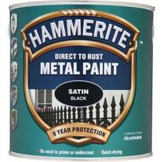 Sateng Maling Hammerite Direct to Rust Metallmaling Hvit 0.75L