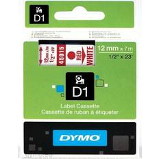 Bürobedarf reduziert Dymo Label Cassette D1 Red on White