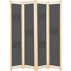vidaXL 4 Panels Room Divider 66.9x63"