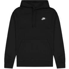 Dame - Hettegensere Nike Sportswear Club Fleece Pullover Hoodie - Black/White