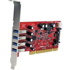 USB Type-A Controller Cards StarTech PCIUSB3S4