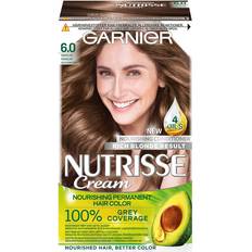 Permanente hårfarger Garnier Nutrisse Cream #6 Mørkblond