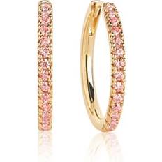 Sif Jakobs Ellera Grande Earrings - Gold/Pink