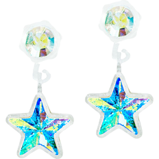 Blomdahl Pendant Star Earrings - White/Multicolour