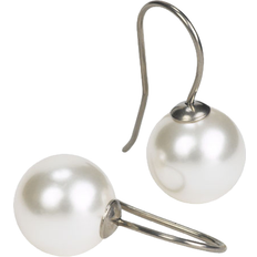 Blomdahl Pendant Earrings - Silver/Pearls