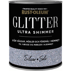 Rust-Oleum Glitter Wandfarbe Silber 0.75L