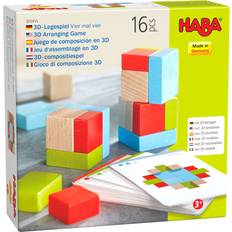Holzspielzeug Bauklötze Haba 3D Arranging Game Four by Four 305455