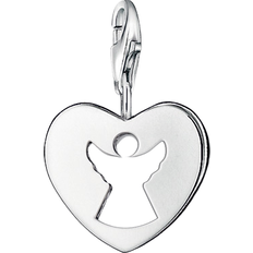 Thomas Sabo Charms & Pendants Thomas Sabo Charm Club Guardian Angel Heart Charm Pendant - Silver