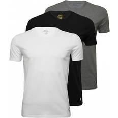 Ralph lauren t shirt Klær Polo Ralph Lauren Cotton Crew Neck T-shirt 3-pack - Black/Grey/White