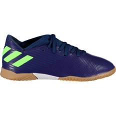 Nemeziz adidas Junior Nemeziz Messi 19.3 Indoor - Tech Indigo/Signal Green/Glory Purple