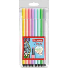 Fineliner Stabilo Pen 68 Pastel Color 8-pack