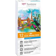 Penseltusjer Tombow ABT Dual Brush Pens Primary 12-pack