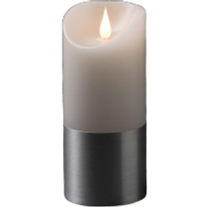 Silbrig Kerzenhalter, Kerzen & Duft Konstsmide 1822 LED-Licht 13.5cm