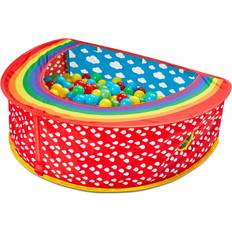 Bällebad-Sets Worlds Apart 2 in 1 Pop Up Ball Pit Rainbow