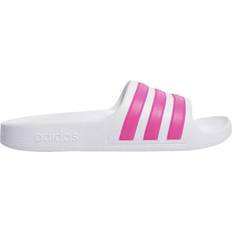 Adidas Pantoffeln adidas Kid's Adilette Aqua - Footwear White/Real Magenta/Footwear White