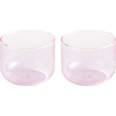 Rosa Glas Hay Tint Trinkglas 20cl 2Stk.