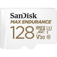 SanDisk 128 GB Memory Cards SanDisk Max Endurance microSDXC Class 10 UHS-I U3 V30 100/40 MB/s128GB +SD adapter