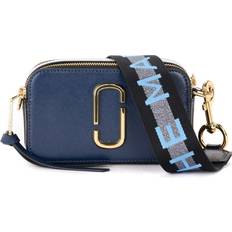 Marc Jacobs Logo Strap Snapshot Small Camera Bag Leather Blue Sea/Multi, Camera  Bag