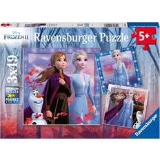 Klassiske puslespill på salg Ravensburger Disney Frozen 2 the Journey Starts 3x49 Pieces
