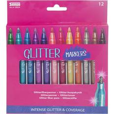 Sense Hobbymateriale Sense Glitter Markers 12-pack