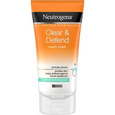 Rengjør i dybden Ansiktsmasker Neutrogena Clear & Defend Wash-Mask 150ml