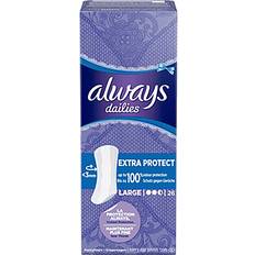Mensbeskyttelse Always Dailies Extra Protect Large 26-pack