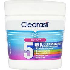 Pads Rensekrem & Rensegels Clearasil Ultra 5in1 Cleansing Pads 65-pack