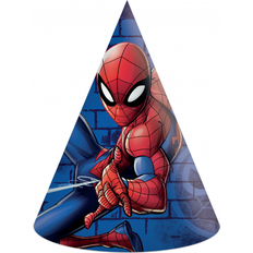 Partyhüte Globosnordic Masks And Party Hats Spiderman Team Up 6-pack