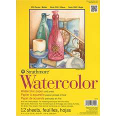 Paper Strathmore 300 Series Water Colour Paper Cold Press Wire Bound 9x12" 300g 12 sheets