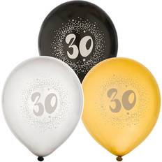 Hisab Joker Latex Ballon 30th Birthday 6-pack