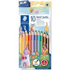 Blå Fargeblyanter Staedtler Noris Jumbo Coloured Pencils 128 10-pack