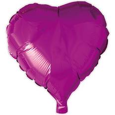 Tekst - og temaballonger Hisab Joker Foil Ballon Heart Purple