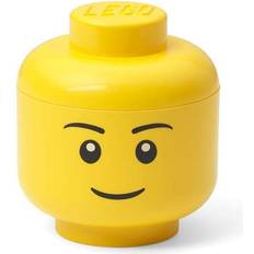 Svarte Småoppbevaring Room Copenhagen Lego Storage Head Mini Boy
