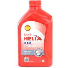 Mineralolje Motoroljer Shell Helix HX3 15W-40 Motorolje 1L