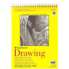 Paper Strathmore 300 Series Drawing Pad Medium Surface Wire Bound 11x14'' 114g 50 sheets