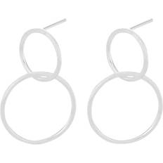 Pernille Corydon Double Earrings - Silver