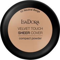 Kompakt Pudder Isadora Velvet Touch Sheer Cover Compact Powder #45 Neutral Beige