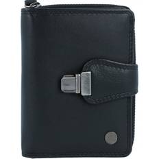 Greenburry Spongy Nappa Leather Wallet - Black