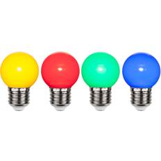 Mehrfarbig Leuchtmittel Star Trading 336-98 LED Lamp 1W E27 4-pack