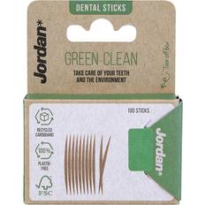 Tannpirkere Jordan Green Clean Tandpetare 100-pack