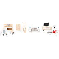 Puppen & Puppenhäuser Legler Doll´s House Furniture Complete Set